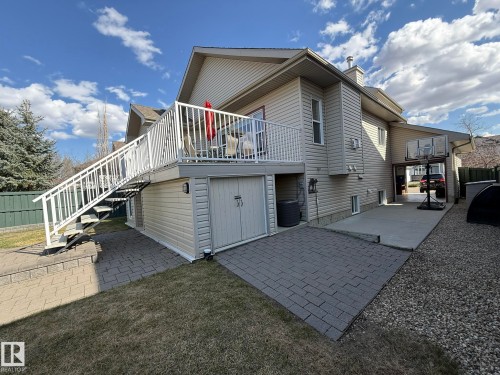 CLOSER PHOTO OF THE BUILT-IN SHED UNDER THE DECK! AMAZING FEATURE TO HAVE & OWN!.. - 2335 Rutherford Way, Edmonton, AB - Outdoor With Deck Patio Veranda With Exterior