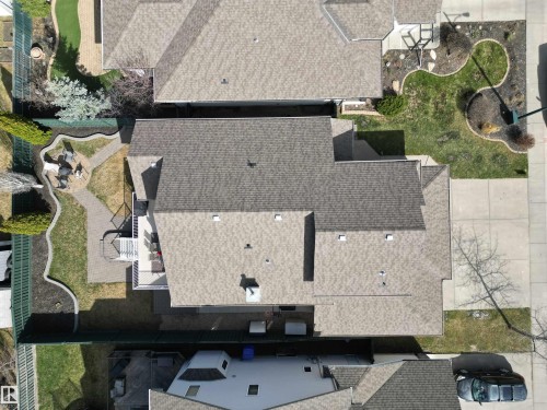 Overhead view highlighting the property's roofline and surrounding outdoor spaces - 2335 Rutherford Way, Edmonton, AB - Outdoor