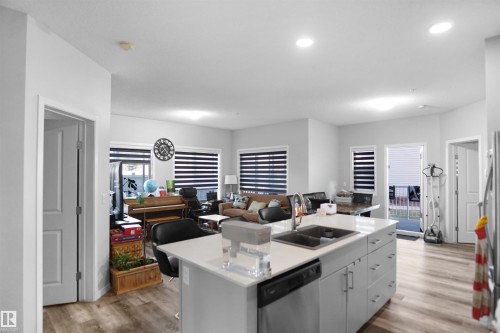 156 1818 Rutherford Road, Edmonton, AB - Indoor Photo Showing Kitchen With Double Sink