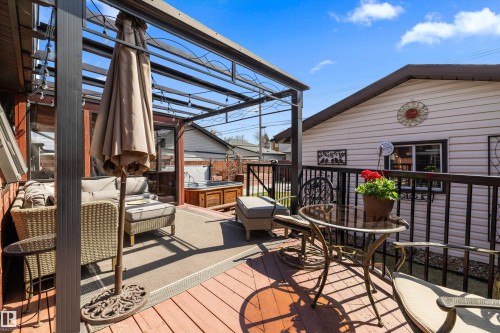 7739 80 Avenue, Edmonton, AB - Outdoor With Deck Patio Veranda With Exterior
