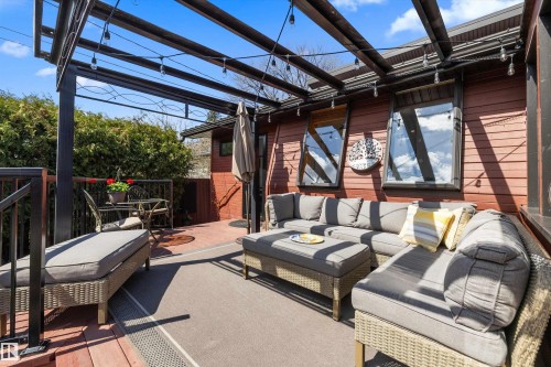 7739 80 Avenue, Edmonton, AB - Outdoor With Deck Patio Veranda With Exterior