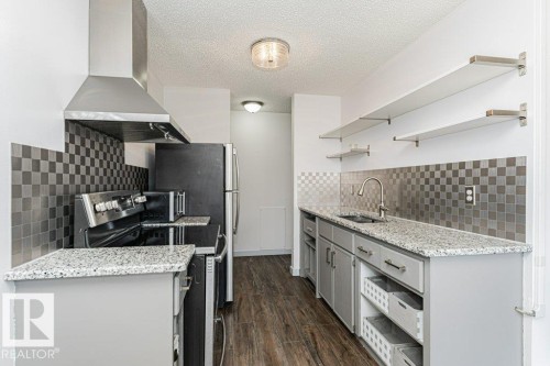 308 14004 26 Street, Edmonton, AB - Indoor Photo Showing Kitchen With Upgraded Kitchen