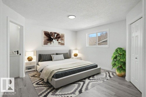 Virtually staged - 67A Arbor Crescent, St. Albert, AB - Indoor Photo Showing Bedroom