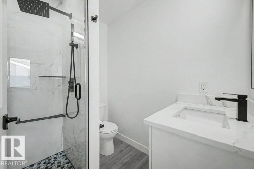 primary bathroom - 67A Arbor Crescent, St. Albert, AB - Indoor Photo Showing Bathroom