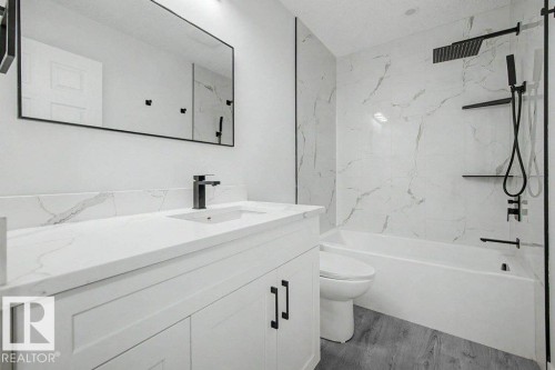 upstairs bathroom - 67A Arbor Crescent, St. Albert, AB - Indoor Photo Showing Bathroom