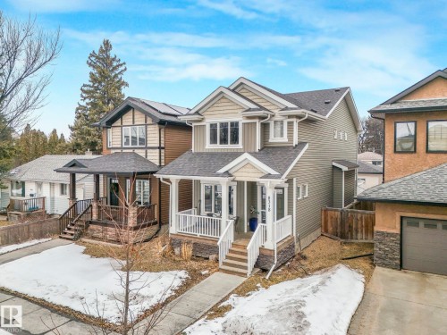 8318 79 Avenue, Edmonton, AB - Outdoor With Deck Patio Veranda With Facade