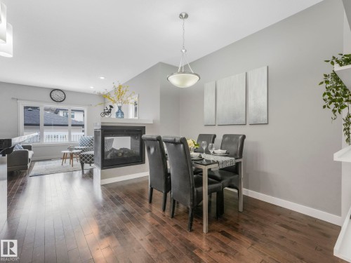 8318 79 Avenue, Edmonton, AB - Indoor Photo Showing Other Room With Fireplace