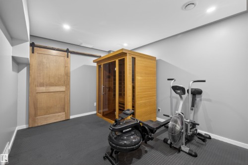 14603 52 Street, Edmonton, AB - Indoor Photo Showing Gym Room
