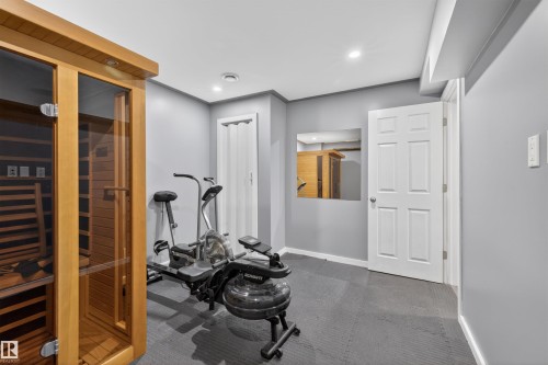 14603 52 Street, Edmonton, AB - Indoor Photo Showing Gym Room