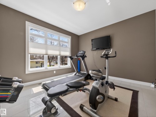 10650 66 Avenue, Edmonton, AB - Indoor Photo Showing Gym Room