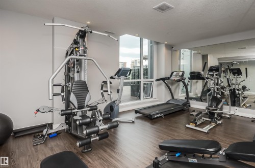 404 10238 103 Street, Edmonton, AB - Indoor Photo Showing Gym Room