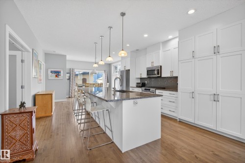 9052 92 Street, Edmonton, AB - Indoor Photo Showing Kitchen With Upgraded Kitchen