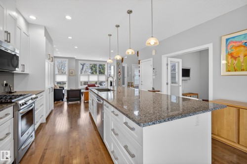 9052 92 Street, Edmonton, AB - Indoor Photo Showing Kitchen With Upgraded Kitchen