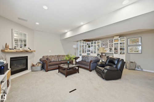 77 Richmond Link, Fort Saskatchewan, AB - Indoor With Fireplace