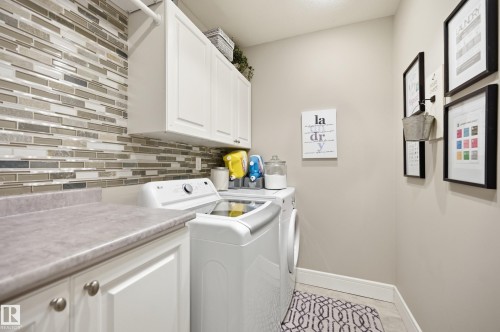 77 Richmond Link, Fort Saskatchewan, AB - Indoor Photo Showing Laundry Room