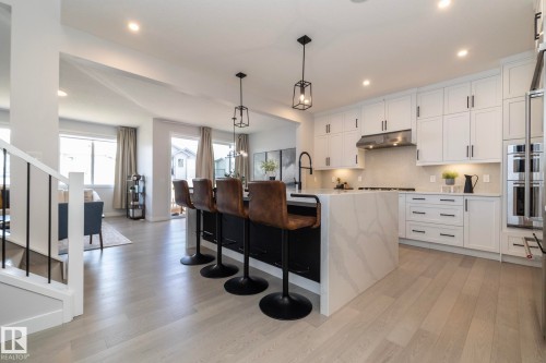 1448 Darby Green Green, Edmonton, AB - Indoor Photo Showing Kitchen With Upgraded Kitchen
