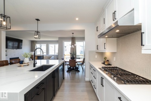 1448 Darby Green Green, Edmonton, AB - Indoor Photo Showing Kitchen With Upgraded Kitchen