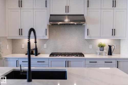 1448 Darby Green Green, Edmonton, AB - Indoor Photo Showing Kitchen With Upgraded Kitchen