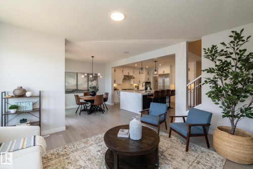 1448 Darby Green Green, Edmonton, AB - Indoor Photo Showing Living Room