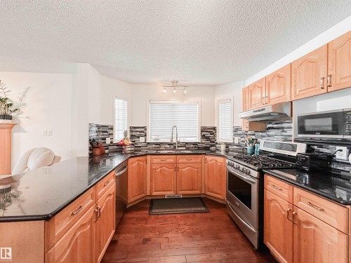 10020 97 Avenue, Edmonton, AB - Indoor Photo Showing Kitchen With Double Sink