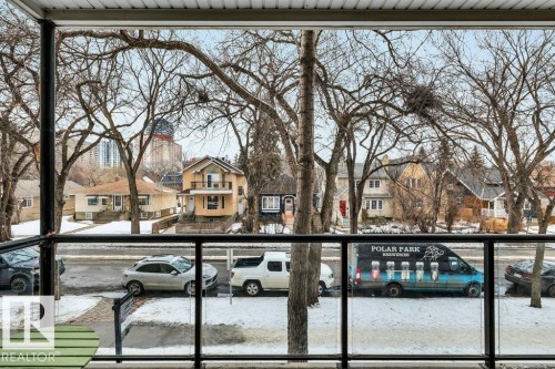 201 11025 83 Avenue, Edmonton, AB - Outdoor With Balcony