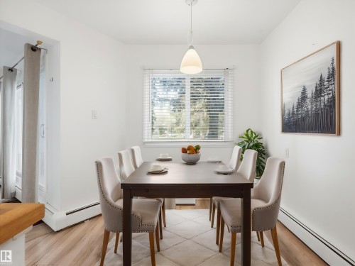 108 5730 Riverbend Road, Edmonton, AB - Indoor Photo Showing Dining Room