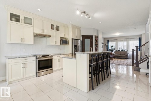 9919 79 Street, Edmonton, AB - Indoor Photo Showing Kitchen With Upgraded Kitchen