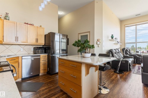 419 7909 71 Street, Edmonton, AB - Indoor Photo Showing Kitchen With Stainless Steel Kitchen