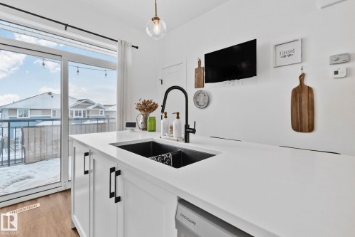 38 100 Jensen Lakes Blvd., St. Albert, AB - Indoor Photo Showing Kitchen With Double Sink