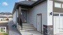 Contemporary exterior with light-toned siding and dark trim accents - 3623 6 Street, Edmonton, AB  - Outdoor 