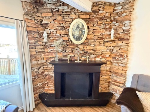 10248 109 Avenue, Westlock, AB - Indoor With Fireplace