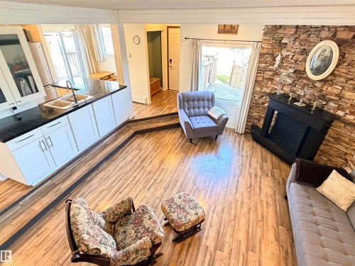 10248 109 Avenue, Westlock, AB - Indoor With Fireplace