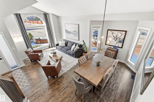 200 Ferguson Place, Edmonton, AB - Indoor Photo Showing Living Room