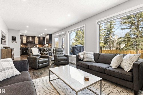 200 Ferguson Place, Edmonton, AB - Indoor Photo Showing Living Room