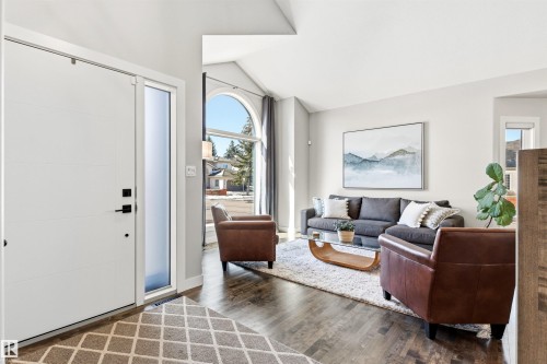 200 Ferguson Place, Edmonton, AB - Indoor Photo Showing Living Room