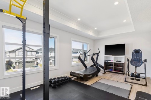 9751 223 Street, Edmonton, AB - Indoor Photo Showing Gym Room