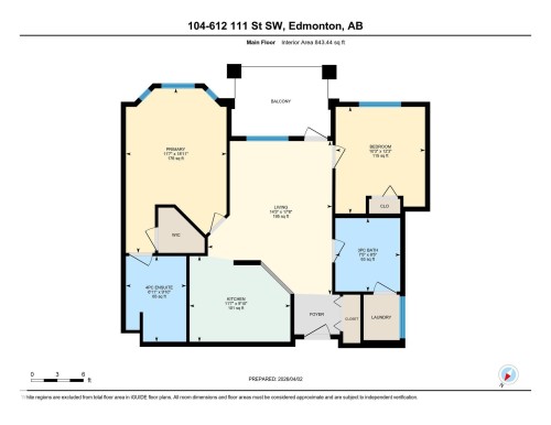 Floor plan - 104 612 111 Street Sw, Edmonton, AB - Other