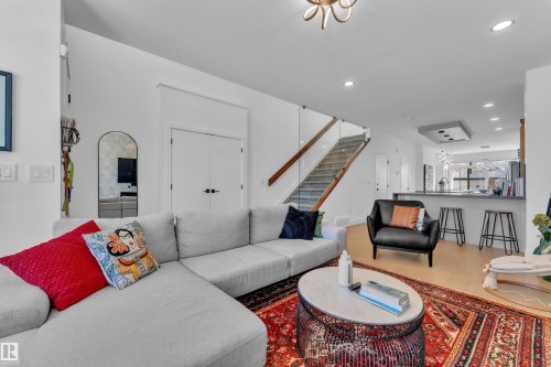 10227 146 Street, Edmonton, AB - Indoor Photo Showing Living Room