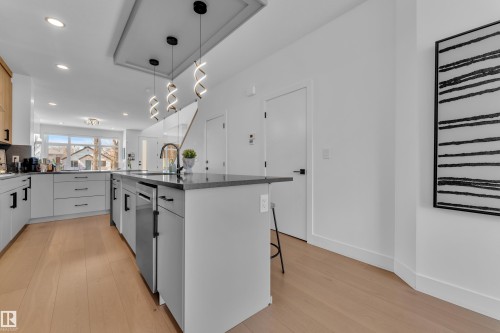 10227 146 Street, Edmonton, AB - Indoor Photo Showing Kitchen With Upgraded Kitchen