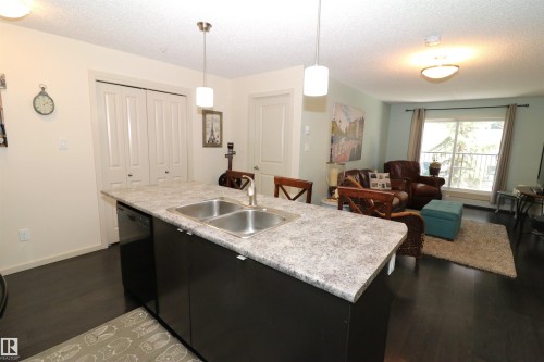 202 340 Windermere Road, Edmonton, AB - Indoor Photo Showing Kitchen With Double Sink