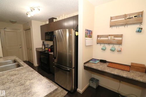 202 340 Windermere Road, Edmonton, AB - Indoor Photo Showing Kitchen With Double Sink