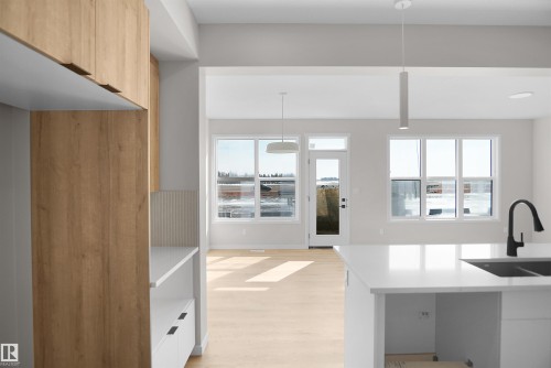 7103 50A Avenue, Beaumont, AB - Indoor Photo Showing Kitchen With Upgraded Kitchen