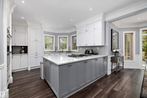 19 Oak Point, St. Albert, AB - Indoor Photo Showing Kitchen With Upgraded Kitchen