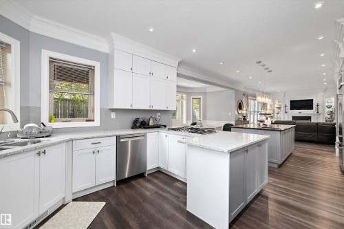 19 Oak Point, St. Albert, AB - Indoor Photo Showing Kitchen With Upgraded Kitchen