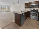 214 3715 Whitelaw Lane, Edmonton, AB  - Indoor Photo Showing Kitchen With Double Sink 