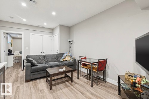 8724 116 Street, Edmonton, AB - Indoor Photo Showing Living Room