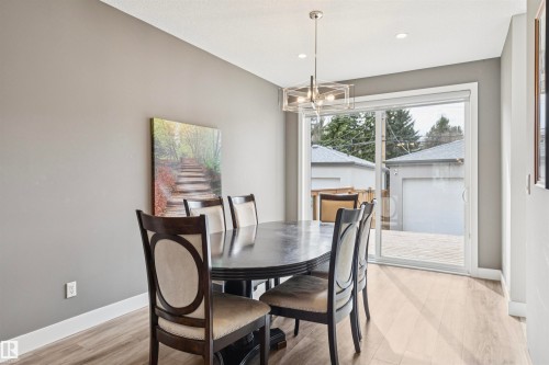 8724 116 Street, Edmonton, AB - Indoor Photo Showing Dining Room