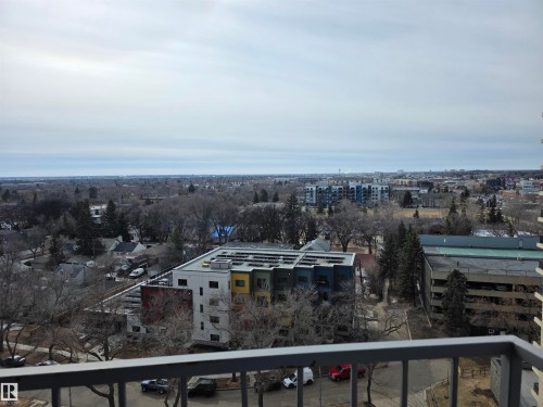 1201 10135 Saskatchewan Drive, Edmonton, AB - Outdoor With Balcony With View