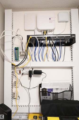 Many of us rely on wireless communications these days, but some folks still need more connectivity options.  During the extensive renovation to the unit, a comprehensive data network was wired in.  If you need it, it's here - 206 8125 110 Street, Edmonton, AB - Other