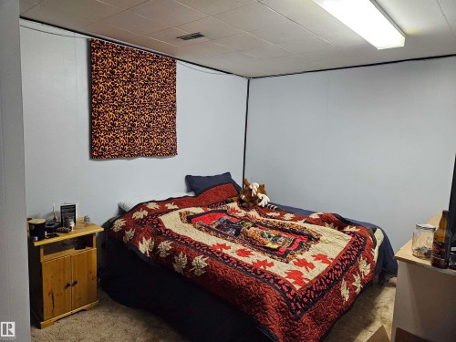 1 of 2 basement bedrooms - 4706 44 Avenue, St. Paul Town, AB - Indoor Photo Showing Bedroom